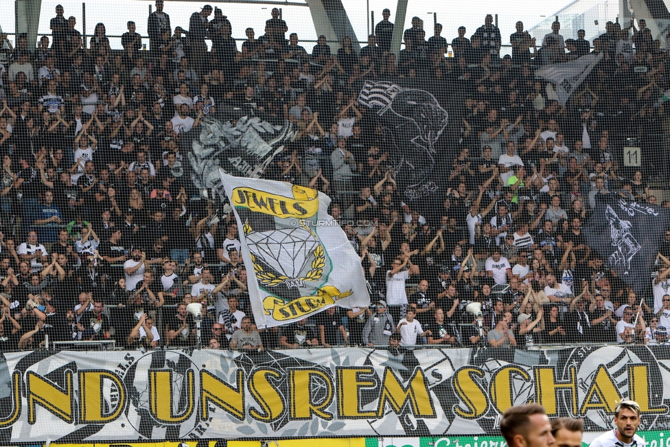 Sturm Graz - LASK
Oesterreichische Fussball Bundesliga, 7. Runde, SK Sturm Graz - LASK, Stadion Liebenau Graz, 14.09.2019. 

Foto zeigt Fans von Sturm
