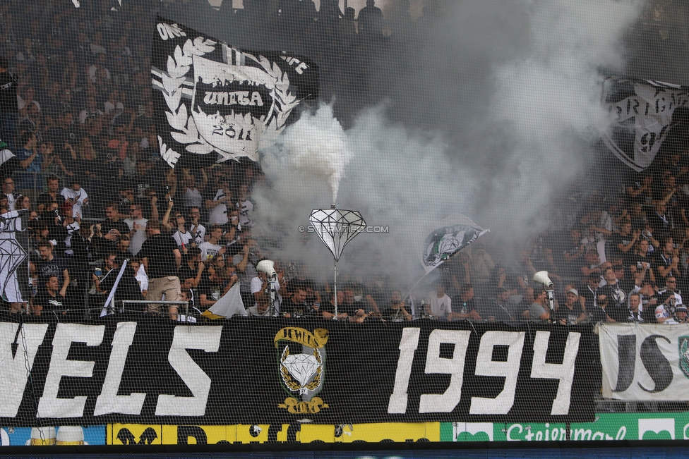 Sturm Graz - LASK
Oesterreichische Fussball Bundesliga, 7. Runde, SK Sturm Graz - LASK, Stadion Liebenau Graz, 14.09.2019. 

Foto zeigt Fans von Sturm
Schlüsselwörter: pyrotechnik