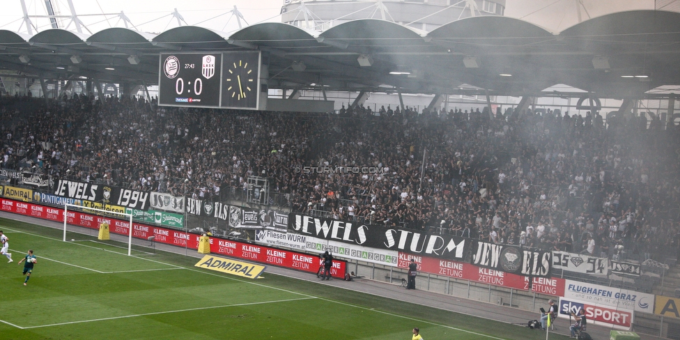 Sturm Graz - LASK
Oesterreichische Fussball Bundesliga, 7. Runde, SK Sturm Graz - LASK, Stadion Liebenau Graz, 14.09.2019. 

Foto zeigt Fans von Sturm
