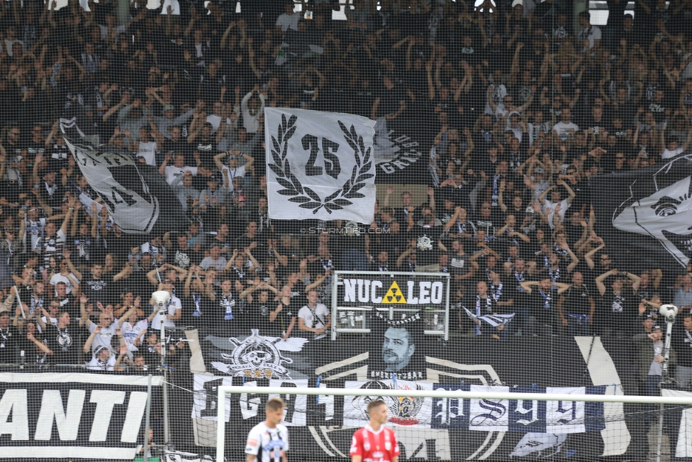 Sturm Graz - LASK
Oesterreichische Fussball Bundesliga, 7. Runde, SK Sturm Graz - LASK, Stadion Liebenau Graz, 14.09.2019. 

Foto zeigt Fans von Sturm
