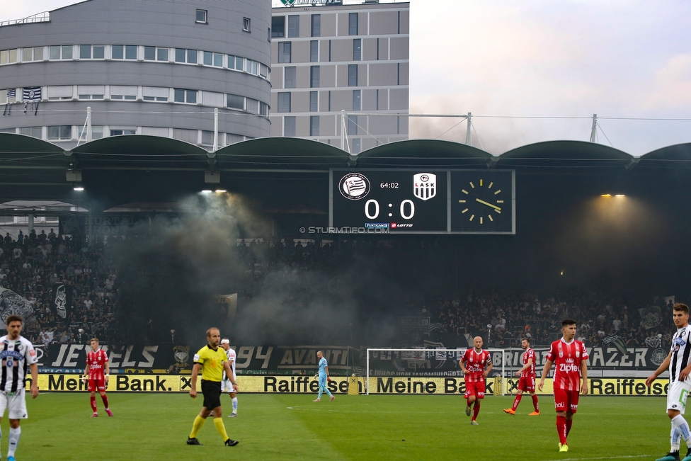 Sturm Graz - LASK
Oesterreichische Fussball Bundesliga, 7. Runde, SK Sturm Graz - LASK, Stadion Liebenau Graz, 14.09.2019. 

Foto zeigt Fans von Sturm
Schlüsselwörter: pyrotechnik jewels