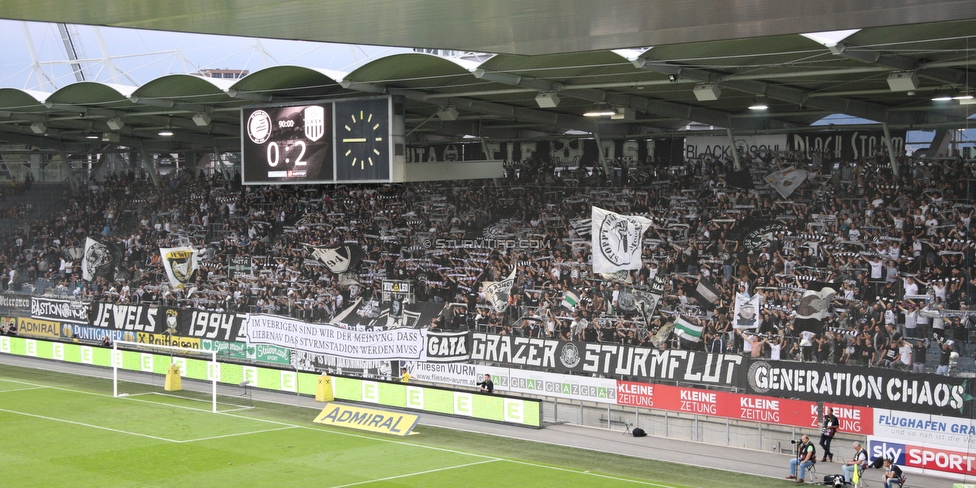 Sturm Graz - LASK
Oesterreichische Fussball Bundesliga, 7. Runde, SK Sturm Graz - LASK, Stadion Liebenau Graz, 14.09.2019. 

Foto zeigt Fans von Sturm
Schlüsselwörter: schals