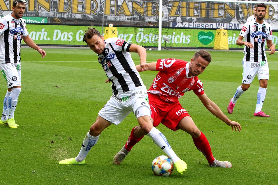 Sturm Graz - LASK
Oesterreichische Fussball Bundesliga, 7. Runde, SK Sturm Graz - LASK, Stadion Liebenau Graz, 14.09.2019. 

Foto zeigt Stefan Hierlaender (Sturm)
