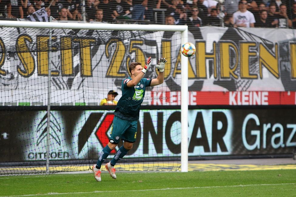 Sturm Graz - LASK
Oesterreichische Fussball Bundesliga, 7. Runde, SK Sturm Graz - LASK, Stadion Liebenau Graz, 14.09.2019. 

Foto zeigt Joerg Siebenhandl (Sturm)
