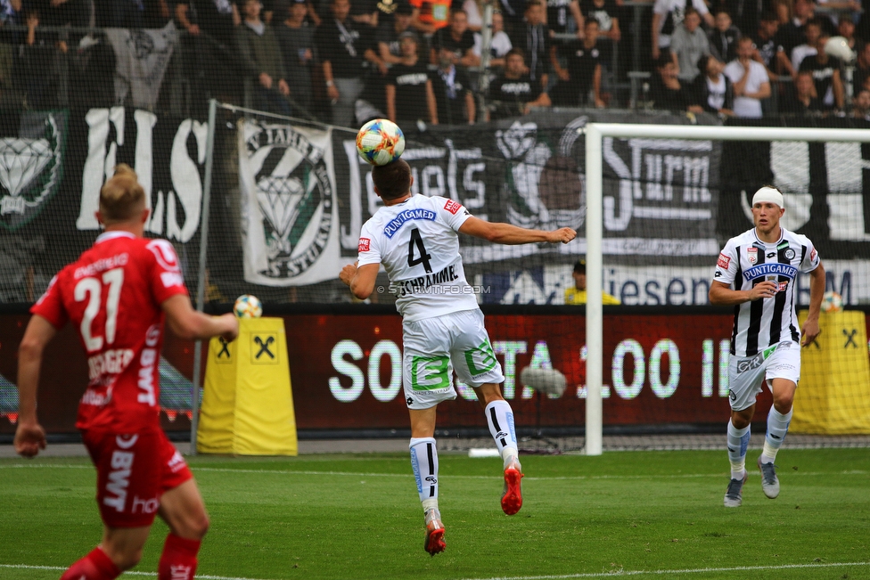 Sturm Graz - LASK
Oesterreichische Fussball Bundesliga, 7. Runde, SK Sturm Graz - LASK, Stadion Liebenau Graz, 14.09.2019. 

Foto zeigt Thomas Schrammel (Sturm)
