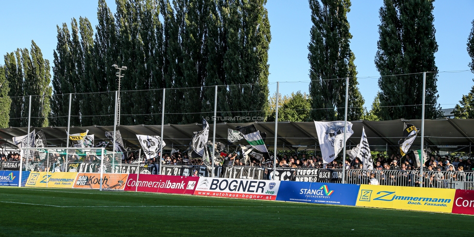 Mattersburg - Sturm Graz
Oesterreichische Fussball Bundesliga, 8. Runde, SV Mattersburg - SK Sturm Graz, Pappelstadion Mattersburg, 21.09.2019. 

Foto zeigt Fans von Sturm
