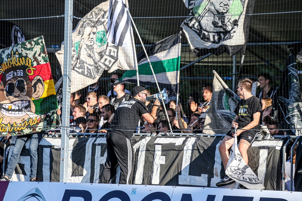 Mattersburg - Sturm Graz
Oesterreichische Fussball Bundesliga, 8. Runde, SV Mattersburg - SK Sturm Graz, Pappelstadion Mattersburg, 21.09.2019. 

Foto zeigt Fans von Sturm
