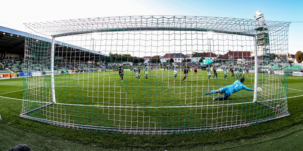 Mattersburg - Sturm Graz
Oesterreichische Fussball Bundesliga, 8. Runde, SV Mattersburg - SK Sturm Graz, Pappelstadion Mattersburg, 21.09.2019. 

Foto zeigt Markus Kuster (Mattersburg)
