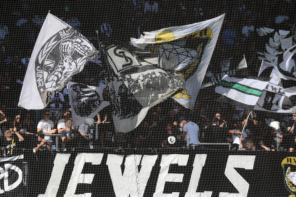 Sturm Graz - Admira Wacker
Oesterreichische Fussball Bundesliga, 9. Runde, SK Sturm Graz - FC Admira Wacker, Stadion Liebenau Graz, 29.09.2019. 

Foto zeigt Fans von Sturm
