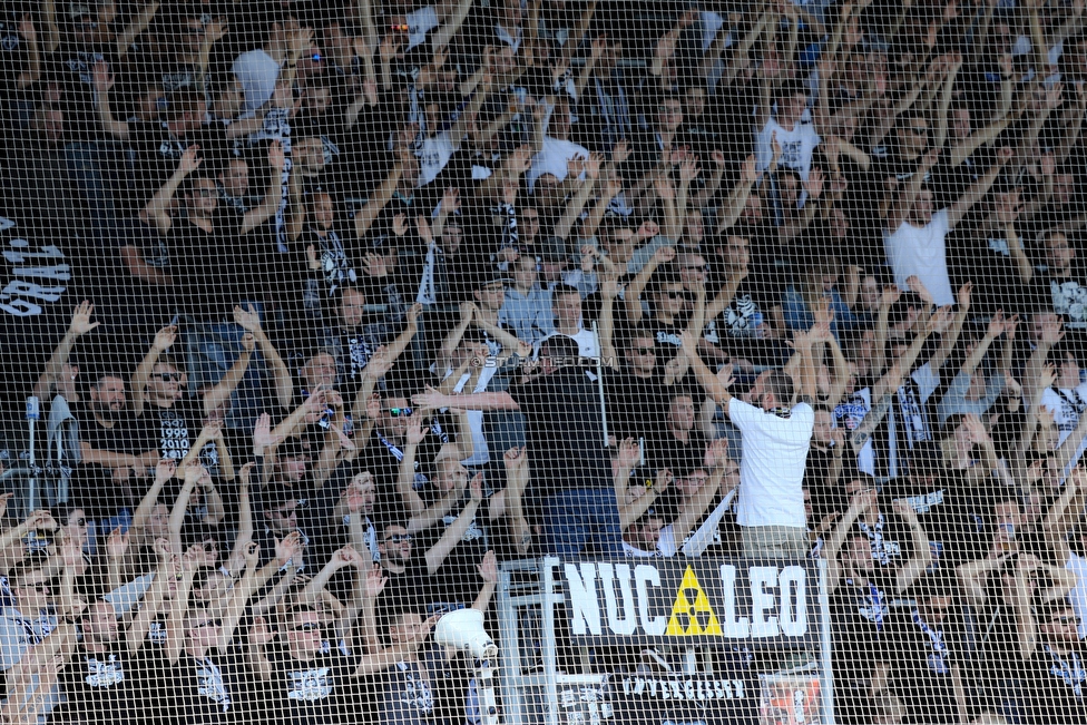 Sturm Graz - Admira Wacker
Oesterreichische Fussball Bundesliga, 9. Runde, SK Sturm Graz - FC Admira Wacker, Stadion Liebenau Graz, 29.09.2019. 

Foto zeigt Fans von Sturm
