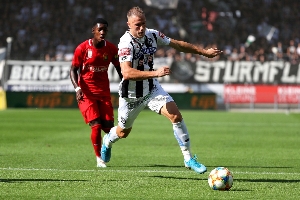 Sturm Graz - Admira Wacker
Oesterreichische Fussball Bundesliga, 9. Runde, SK Sturm Graz - FC Admira Wacker, Stadion Liebenau Graz, 29.09.2019. 

Foto zeigt Bekim Balaj (Sturm)
