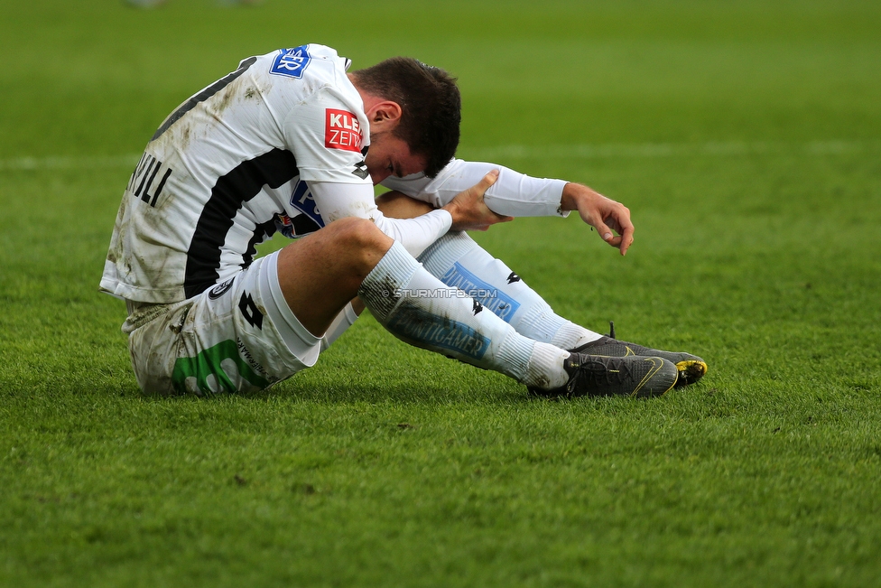 Austria Wien - Sturm Graz
Oesterreichische Fussball Bundesliga, 10. Runde, FK Austria Wien - SK Sturm Graz, Franz Horr Stadion Wien, 06.10.2019. 

Foto zeigt Otar Kiteishvili (Sturm)
Schlüsselwörter: verletzung