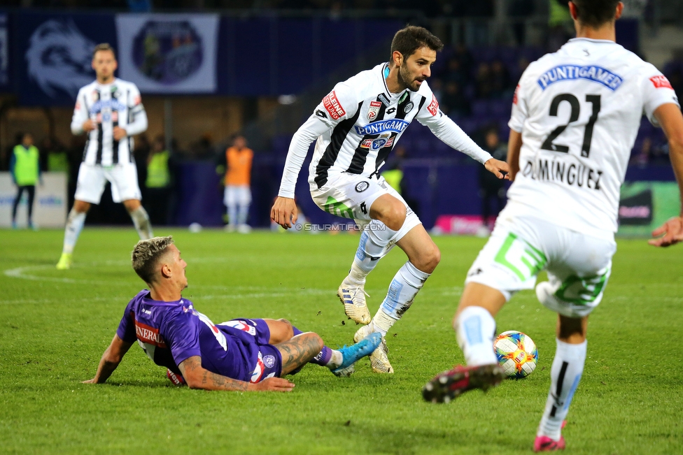 Austria Wien - Sturm Graz
Oesterreichische Fussball Bundesliga, 10. Runde, FK Austria Wien - SK Sturm Graz, Franz Horr Stadion Wien, 06.10.2019. 

Foto zeigt Anastasios Avlonitis (Sturm)
