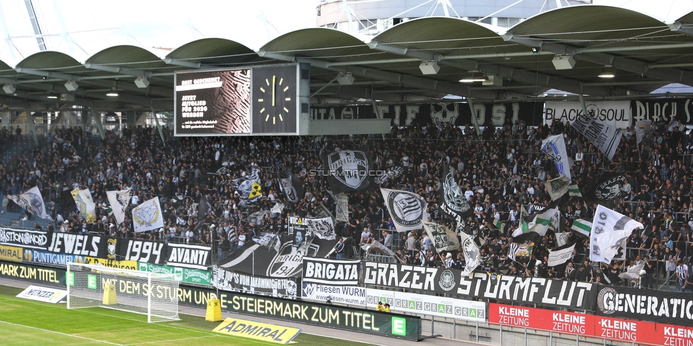 Sturm Graz - Salzburg
Oesterreichische Fussball Bundesliga, 11. Runde, SK Sturm Graz - FC RB Salzburg, Stadion Liebenau Graz, 19.10.2019. 

Foto zeigt Fans von Sturm
