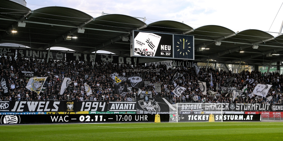 Sturm Graz - Salzburg
Oesterreichische Fussball Bundesliga, 11. Runde, SK Sturm Graz - FC RB Salzburg, Stadion Liebenau Graz, 19.10.2019. 

Foto zeigt Fans von Sturm
