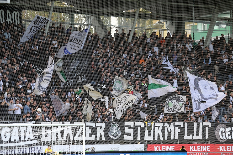 Sturm Graz - Salzburg
Oesterreichische Fussball Bundesliga, 11. Runde, SK Sturm Graz - FC RB Salzburg, Stadion Liebenau Graz, 19.10.2019. 

Foto zeigt Fans von Sturm
