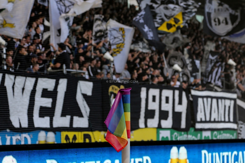 Sturm Graz - Salzburg
Oesterreichische Fussball Bundesliga, 11. Runde, SK Sturm Graz - FC RB Salzburg, Stadion Liebenau Graz, 19.10.2019. 

Foto zeigt die Fairplay Cornerfahne
