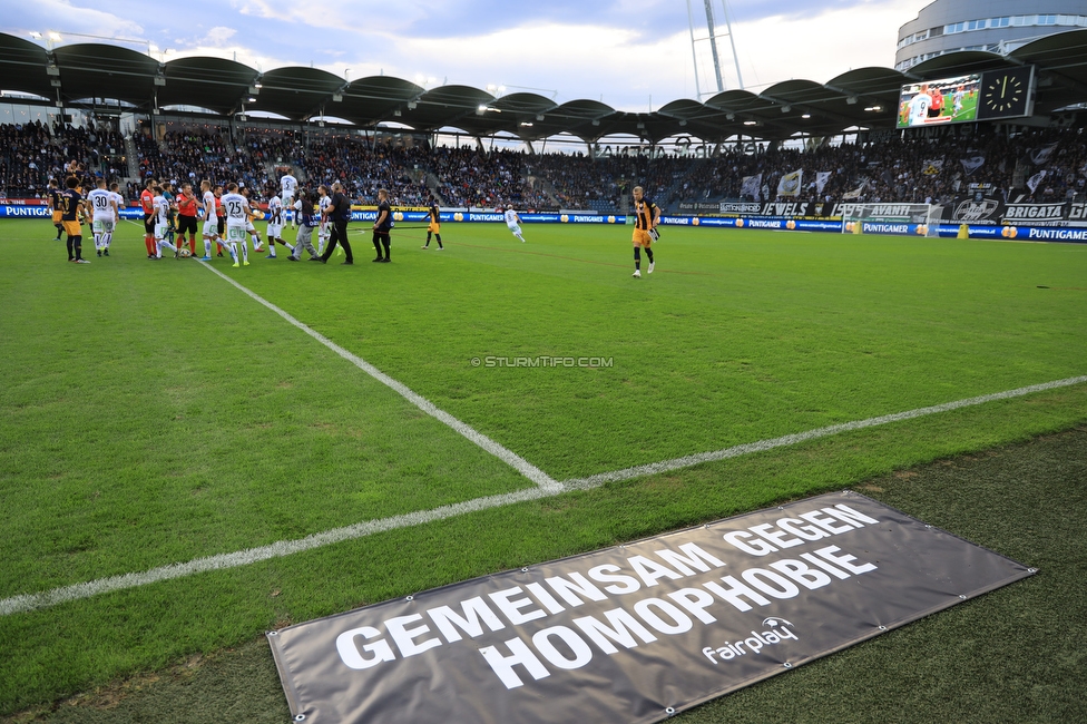 Sturm Graz - Salzburg
Oesterreichische Fussball Bundesliga, 11. Runde, SK Sturm Graz - FC RB Salzburg, Stadion Liebenau Graz, 19.10.2019. 

Foto zeigt eine Innenansicht im Stadion Liebenau
Schlüsselwörter: fairplay