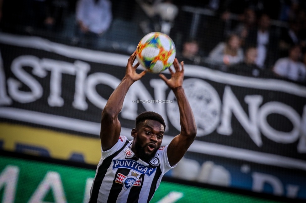 Sturm Graz - Salzburg
Oesterreichische Fussball Bundesliga, 11. Runde, SK Sturm Graz - FC RB Salzburg, Stadion Liebenau Graz, 19.10.2019. 

Foto zeigt Isaac Donkor (Sturm)
