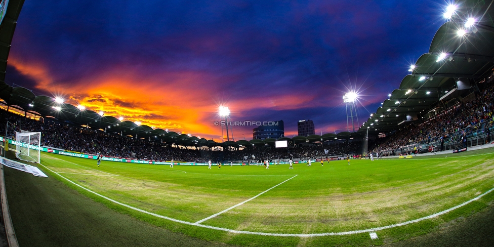 Sturm Graz - Salzburg
Oesterreichische Fussball Bundesliga, 11. Runde, SK Sturm Graz - FC RB Salzburg, Stadion Liebenau Graz, 19.10.2019. 

Foto zeigt eine Innenansicht im Stadion Liebenau
Schlüsselwörter: wetter