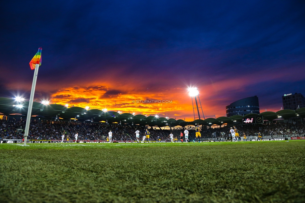 Sturm Graz - Salzburg
Oesterreichische Fussball Bundesliga, 11. Runde, SK Sturm Graz - FC RB Salzburg, Stadion Liebenau Graz, 19.10.2019. 

Foto zeigt eine Innenansicht im Stadion Liebenau
Schlüsselwörter: wetter