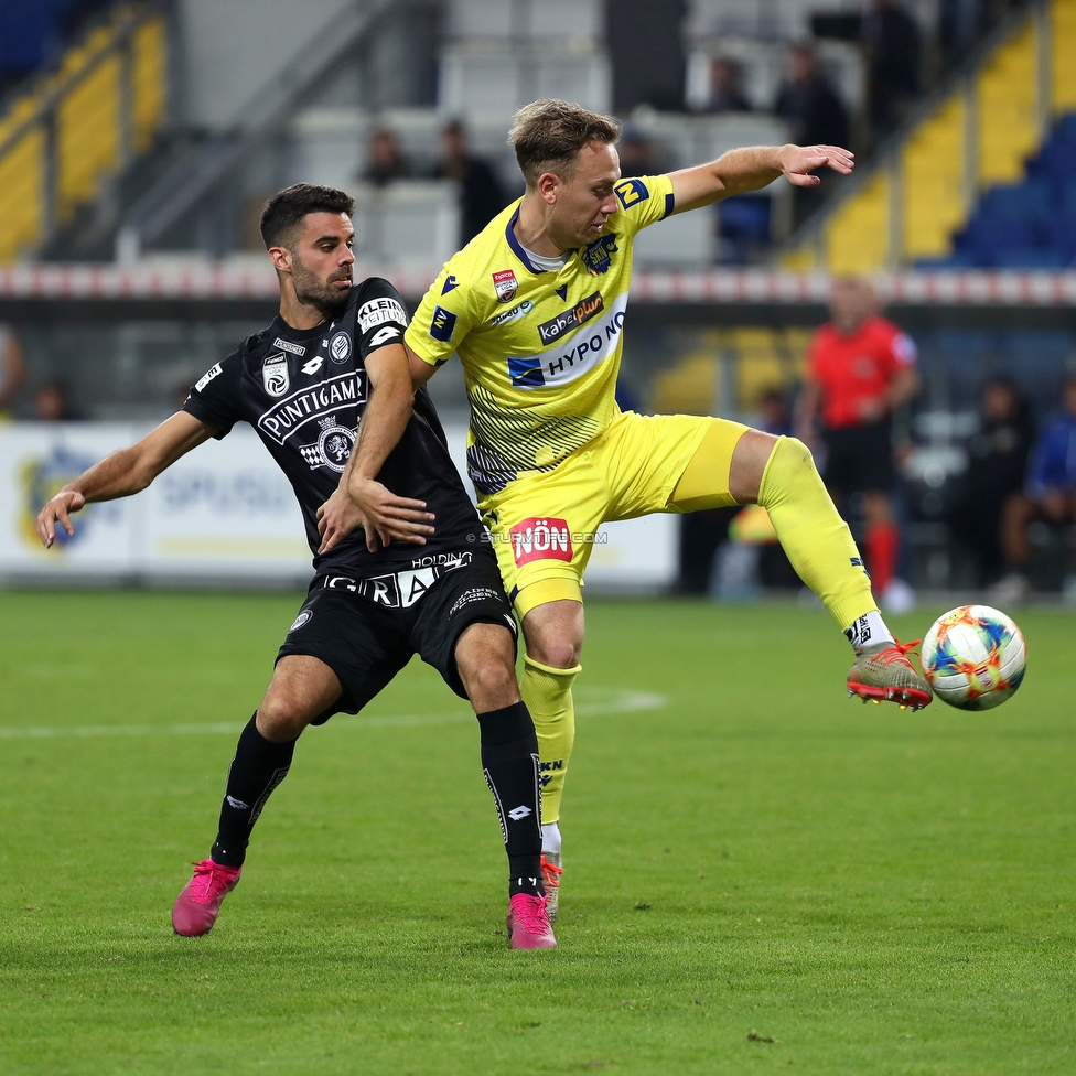 St. Poelten - Sturm Graz
Oesterreichische Fussball Bundesliga, 12. Runde, SKN St. Poelten - SK Sturm Graz, Arena St. Poelten, 26.10.2019. 

Foto zeigt Juan Dominguez (Sturm)
