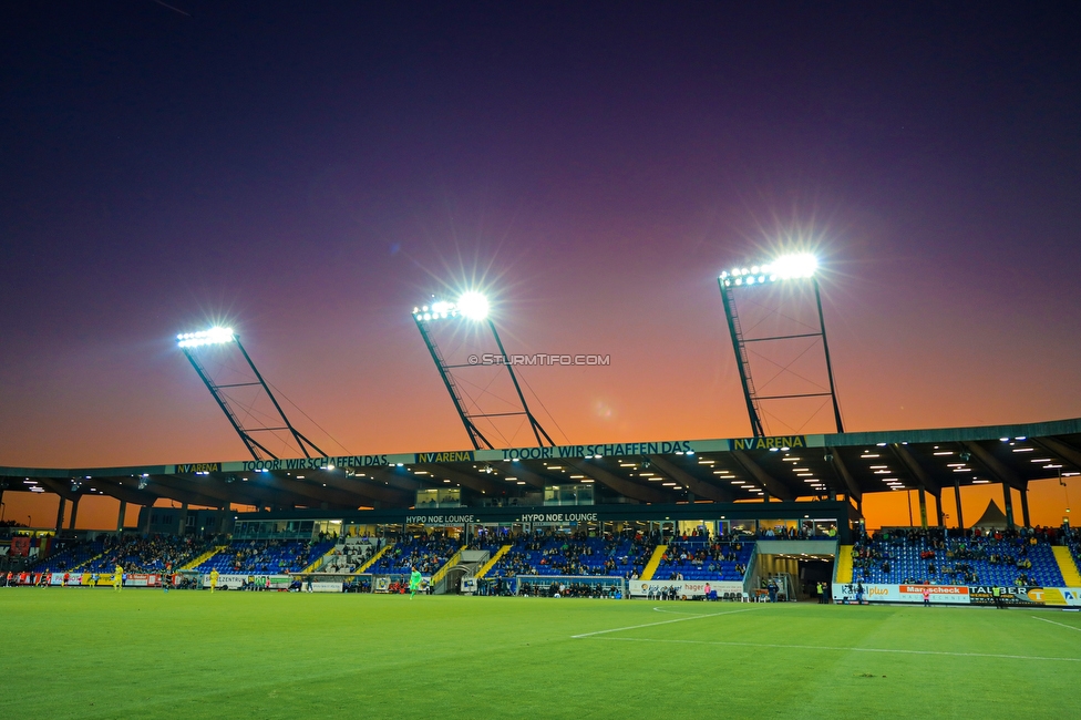 St. Poelten - Sturm Graz
Oesterreichische Fussball Bundesliga, 12. Runde, SKN St. Poelten - SK Sturm Graz, Arena St. Poelten, 26.10.2019. 

Foto zeigt eine Innenansicht in der Arena St. Poelten
Schlüsselwörter: wetter