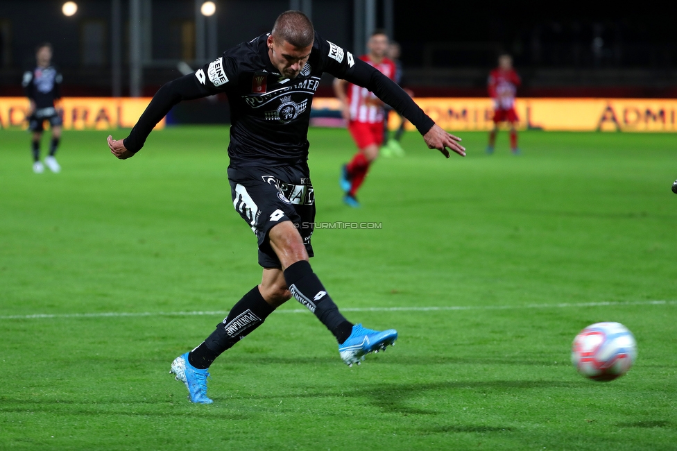 Kapfenberg - Sturm Graz
OEFB Cup, Achtelfinale, Kapfenberger SV - SK Sturm Graz, Franz-Fekete-Stadion Kapfenberg, 29.10.2019. 

Foto zeigt Kiril Despodov (Sturm)
