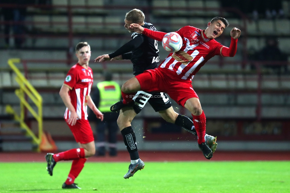 Kapfenberg - Sturm Graz
OEFB Cup, Achtelfinale, Kapfenberger SV - SK Sturm Graz, Franz-Fekete-Stadion Kapfenberg, 29.10.2019. 

Foto zeigt Bekim Balaj (Sturm)
