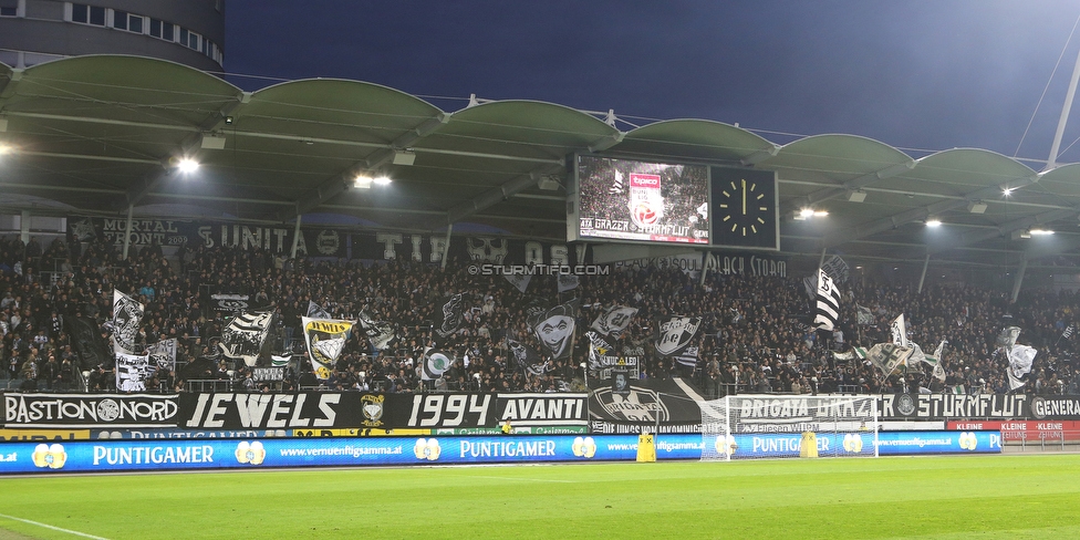 Sturm Graz - Wolfsberg
Oesterreichische Fussball Bundesliga, 13. Runde, SK Sturm Graz - Wolfsberger AC, Stadion Liebenau Graz, 02.11.2019. 

Foto zeigt Fans von Sturm
