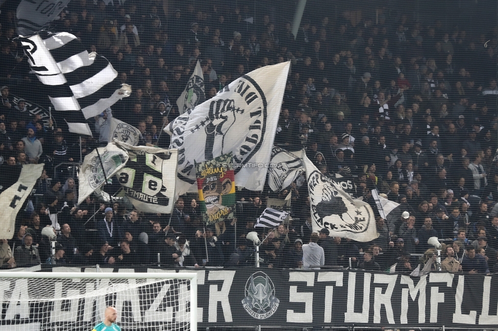 Sturm Graz - Wolfsberg
Oesterreichische Fussball Bundesliga, 13. Runde, SK Sturm Graz - Wolfsberger AC, Stadion Liebenau Graz, 02.11.2019. 

Foto zeigt Fans von Sturm
Schlüsselwörter: sturmflut