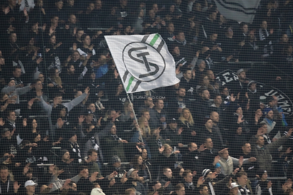 Sturm Graz - Wolfsberg
Oesterreichische Fussball Bundesliga, 13. Runde, SK Sturm Graz - Wolfsberger AC, Stadion Liebenau Graz, 02.11.2019. 

Foto zeigt Fans von Sturm
