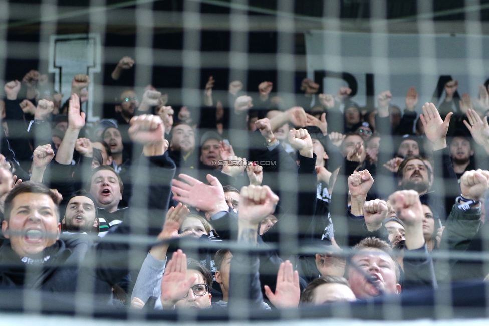 Sturm Graz - Wolfsberg
Oesterreichische Fussball Bundesliga, 13. Runde, SK Sturm Graz - Wolfsberger AC, Stadion Liebenau Graz, 02.11.2019. 

Foto zeigt Fans von Sturm
