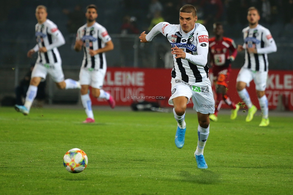 Sturm Graz - Wolfsberg
Oesterreichische Fussball Bundesliga, 13. Runde, SK Sturm Graz - Wolfsberger AC, Stadion Liebenau Graz, 02.11.2019. 

Foto zeigt Kiril Despodov (Sturm)
