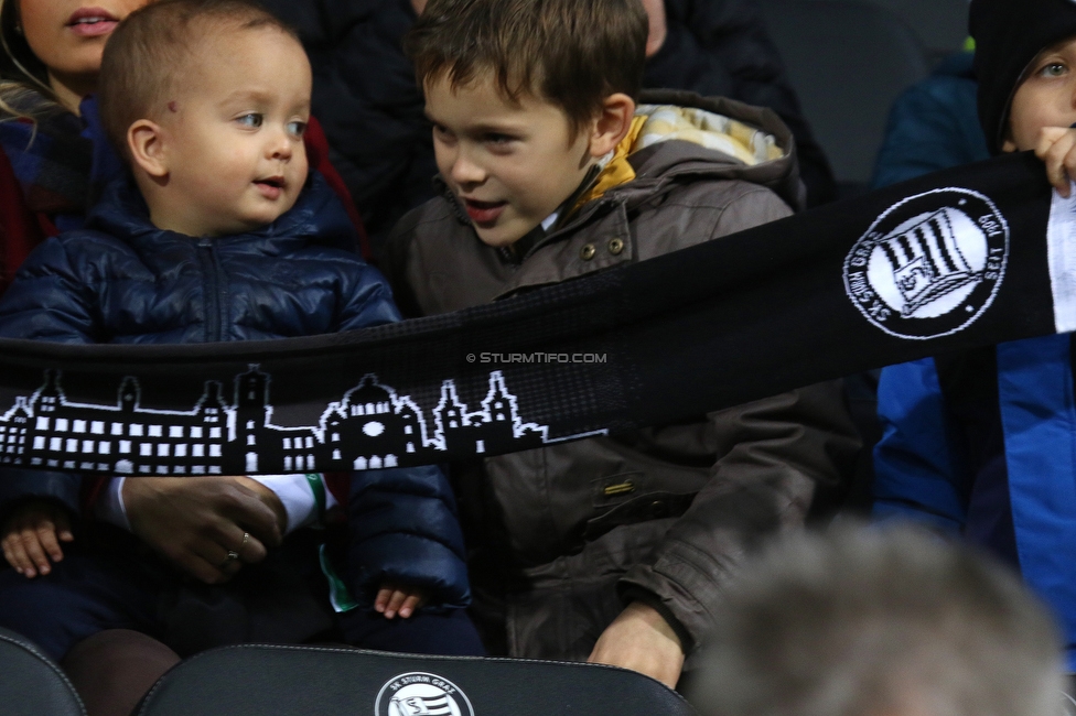 Sturm Graz - Hartberg
Oesterreichische Fussball Bundesliga, 14. Runde, SK Sturm Graz - TSV Hartberg, Stadion Liebenau Graz, 09.11.2019. 

Foto zeigt Fans von Sturm
