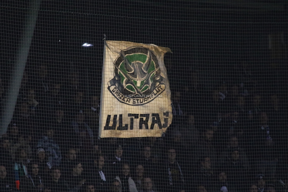 Sturm Graz - Hartberg
Oesterreichische Fussball Bundesliga, 14. Runde, SK Sturm Graz - TSV Hartberg, Stadion Liebenau Graz, 09.11.2019. 

Foto zeigt Fans von Sturm
Schlüsselwörter: sturmflut