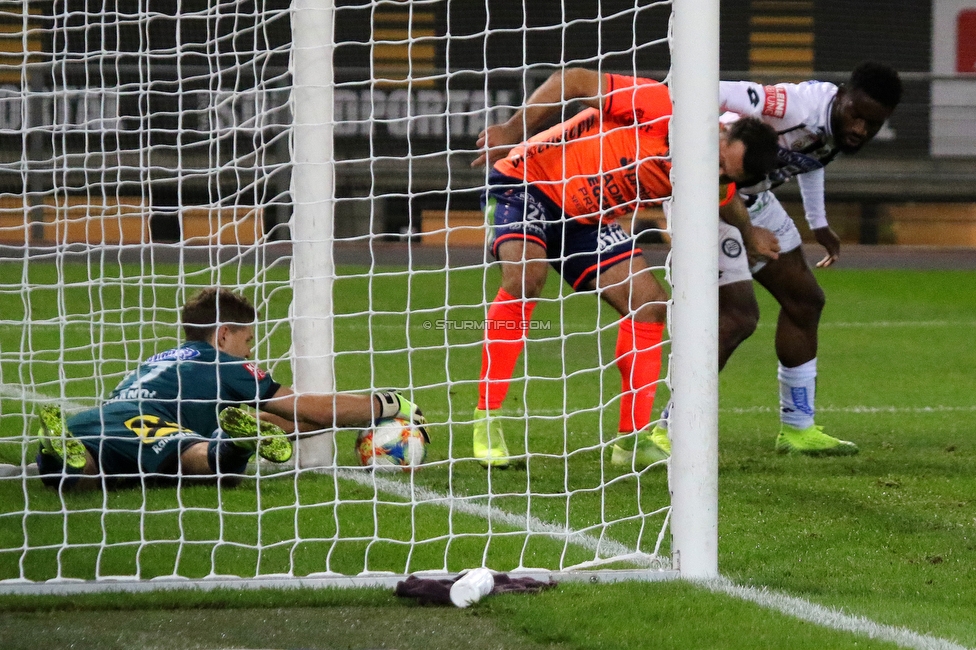 Sturm Graz - Hartberg
Oesterreichische Fussball Bundesliga, 14. Runde, SK Sturm Graz - TSV Hartberg, Stadion Liebenau Graz, 09.11.2019. 

Foto zeigt Joerg Siebenhandl (Sturm)
