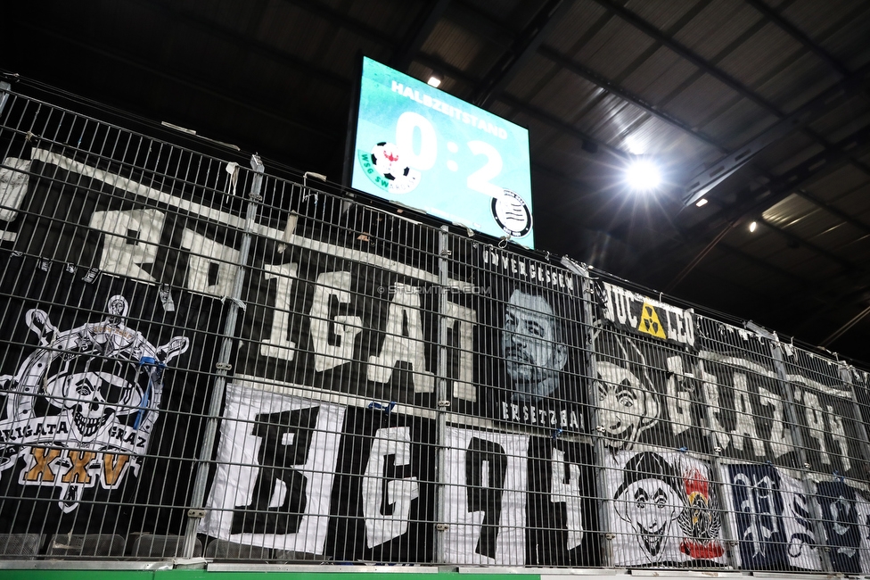 WSG Tirol - Sturm Graz
Oesterreichische Fussball Bundesliga, 16. Runde, WSG Tirol - SK Sturm Graz, Tivoli Neu Innsbruck, 30.11.2019. 

Foto zeigt Fans von Sturm
Schlüsselwörter: brigata