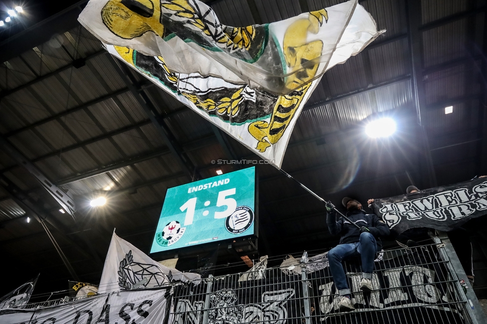 WSG Tirol - Sturm Graz
Oesterreichische Fussball Bundesliga, 16. Runde, WSG Tirol - SK Sturm Graz, Tivoli Neu Innsbruck, 30.11.2019. 

Foto zeigt Fans von Sturm
Schlüsselwörter: jewels