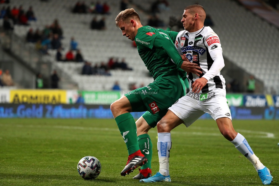 WSG Tirol - Sturm Graz
Oesterreichische Fussball Bundesliga, 16. Runde, WSG Tirol - SK Sturm Graz, Tivoli Neu Innsbruck, 30.11.2019. 

Foto zeigt Kiril Despodov (Sturm)
