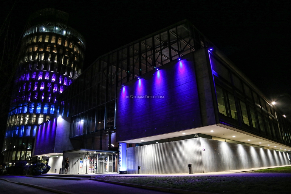 110 Jahre Sturmgeist Gala
110 Jahre Sturmgeist Gala, Helmut List Halle Graz, 03.12.2019.

Foto zeigt eine Aussenansicht der Helmut List Halle
