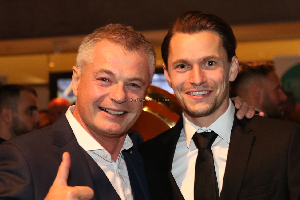 110 Jahre Sturmgeist Gala
110 Jahre Sturmgeist Gala, Helmut List Halle Graz, 03.12.2019.

Foto zeigt Robert Adam (Vorstand Sturm) und Stefan Hierlaender (Sturm)
