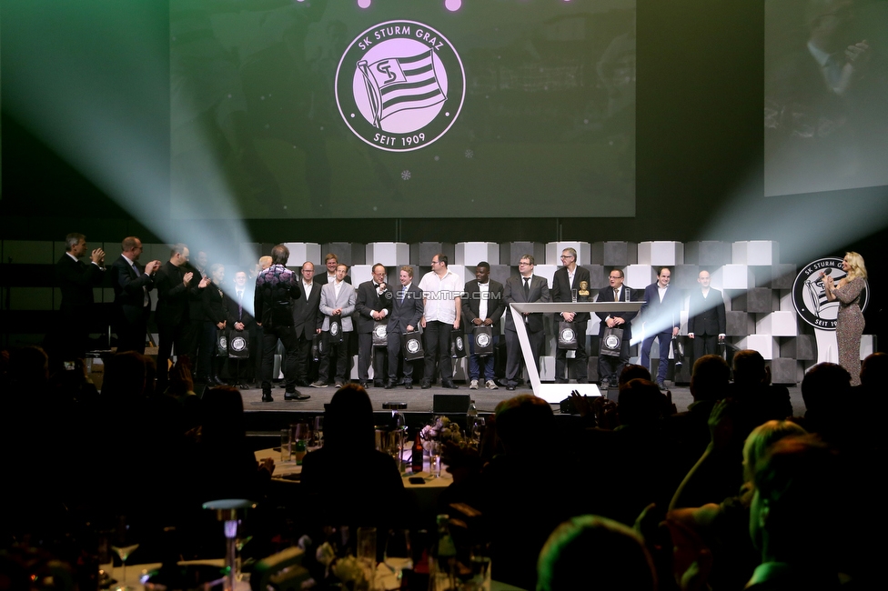 110 Jahre Sturmgeist Gala
110 Jahre Sturmgeist Gala, Helmut List Halle Graz, 03.12.2019.

Foto zeigt die Mannschaft der Special Blackies Sturm
