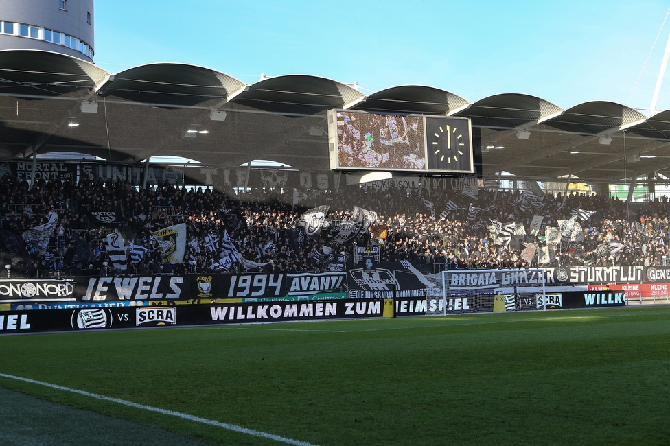 Sturm Graz - Altach
Oesterreichische Fussball Bundesliga, 17. Runde, SK Sturm Graz - SCR Altach, Stadion Liebenau Graz, 08.12.2019. 

Foto zeigt Fans von Sturm
