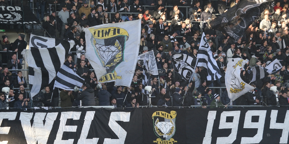 Sturm Graz - Altach
Oesterreichische Fussball Bundesliga, 17. Runde, SK Sturm Graz - SCR Altach, Stadion Liebenau Graz, 08.12.2019. 

Foto zeigt Fans von Sturm
Schlüsselwörter: jewels