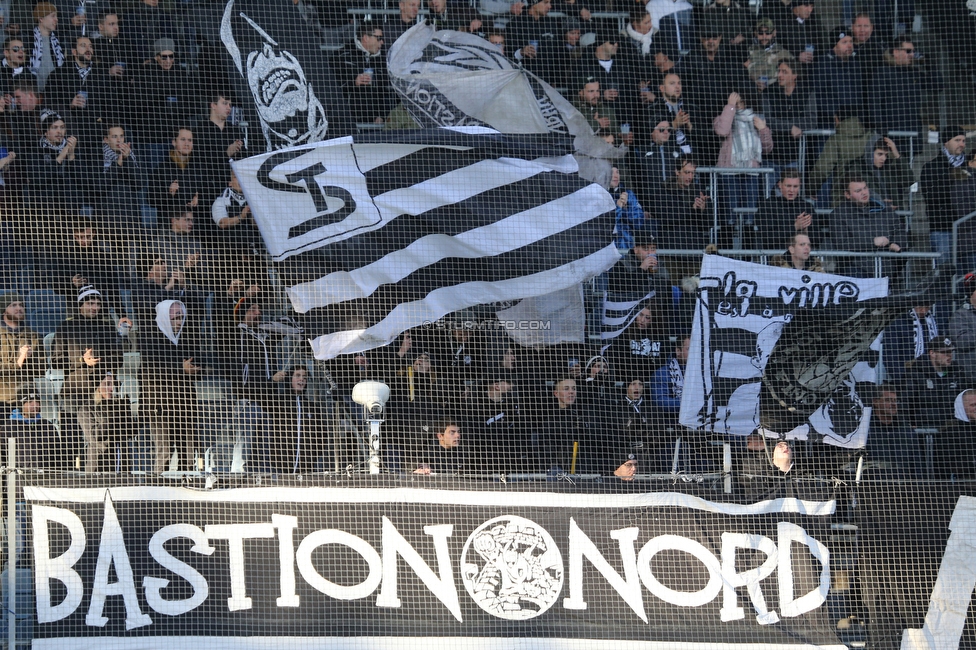 Sturm Graz - Altach
Oesterreichische Fussball Bundesliga, 17. Runde, SK Sturm Graz - SCR Altach, Stadion Liebenau Graz, 08.12.2019. 

Foto zeigt Fans von Sturm
Schlüsselwörter: bastion