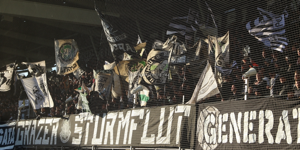 Sturm Graz - Altach
Oesterreichische Fussball Bundesliga, 17. Runde, SK Sturm Graz - SCR Altach, Stadion Liebenau Graz, 08.12.2019. 

Foto zeigt Fans von Sturm
Schlüsselwörter: sturmflut