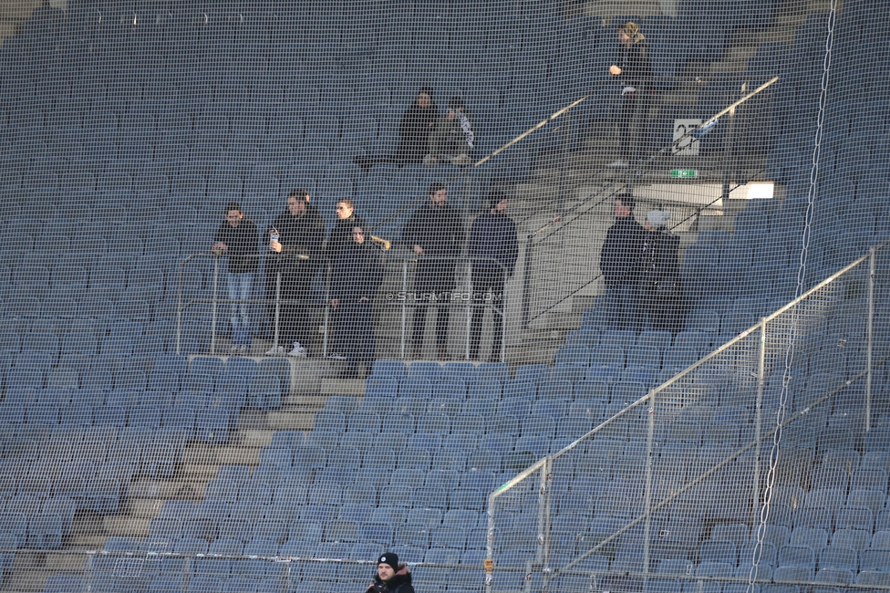 Sturm Graz - Altach
Oesterreichische Fussball Bundesliga, 17. Runde, SK Sturm Graz - SCR Altach, Stadion Liebenau Graz, 08.12.2019. 

Foto zeigt Fans von Altach
