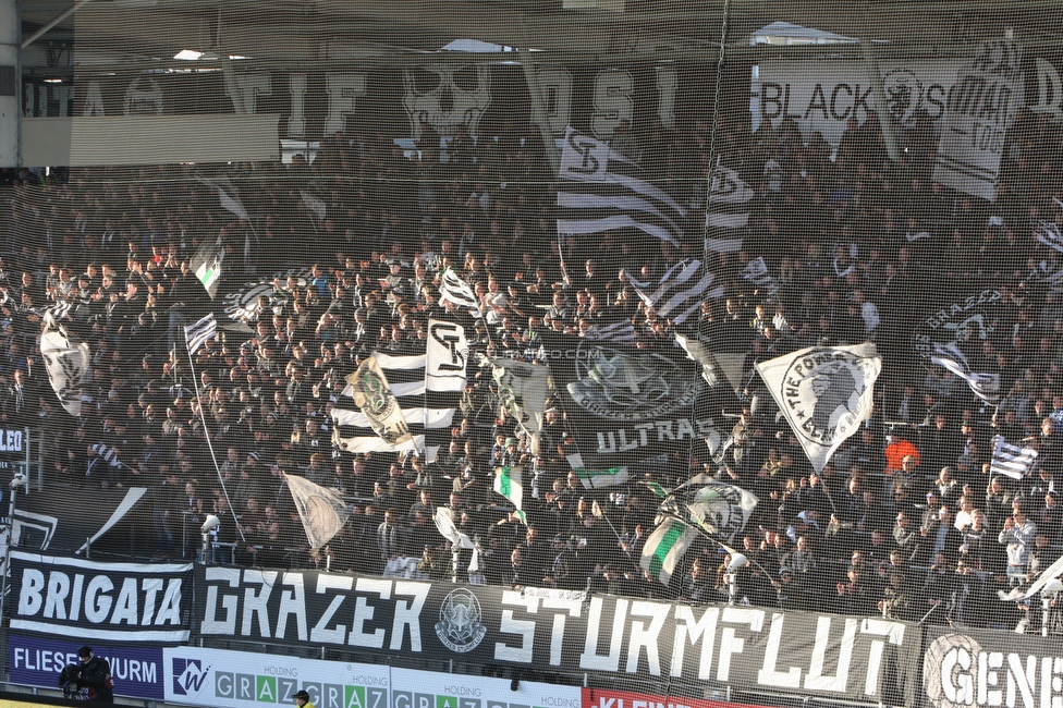 Sturm Graz - Altach
Oesterreichische Fussball Bundesliga, 17. Runde, SK Sturm Graz - SCR Altach, Stadion Liebenau Graz, 08.12.2019. 

Foto zeigt Fans von Sturm
Schlüsselwörter: sturmflut