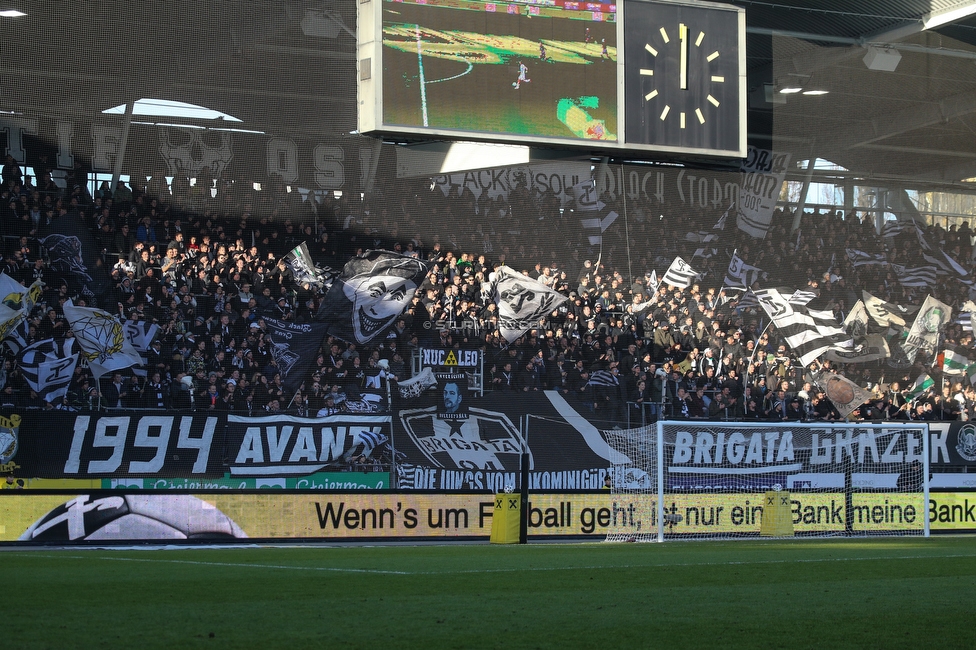 Sturm Graz - Altach
Oesterreichische Fussball Bundesliga, 17. Runde, SK Sturm Graz - SCR Altach, Stadion Liebenau Graz, 08.12.2019. 

Foto zeigt Fans von Sturm
